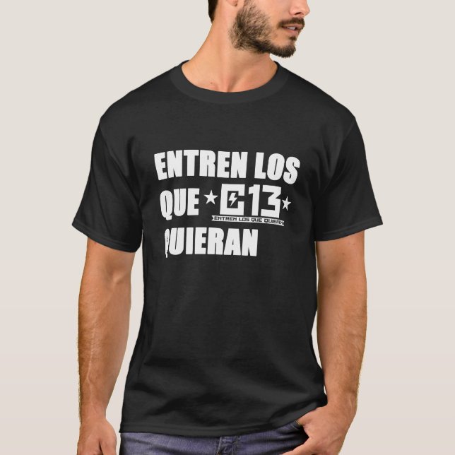 CALLE 13 T - SHIRT (DUNKEL) (Vorderseite)