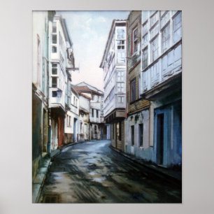 Calle de Carmen Curuxeiras (Ferrol. A Coruña) Poster