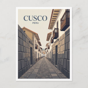 Calle Hatun Rumiyoc Cusco Peru Postkarte