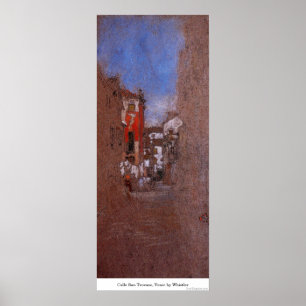 Calle San Trovaso, Venic by Whistler Poster