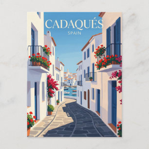 Calle Santa María Spanien Postkarte