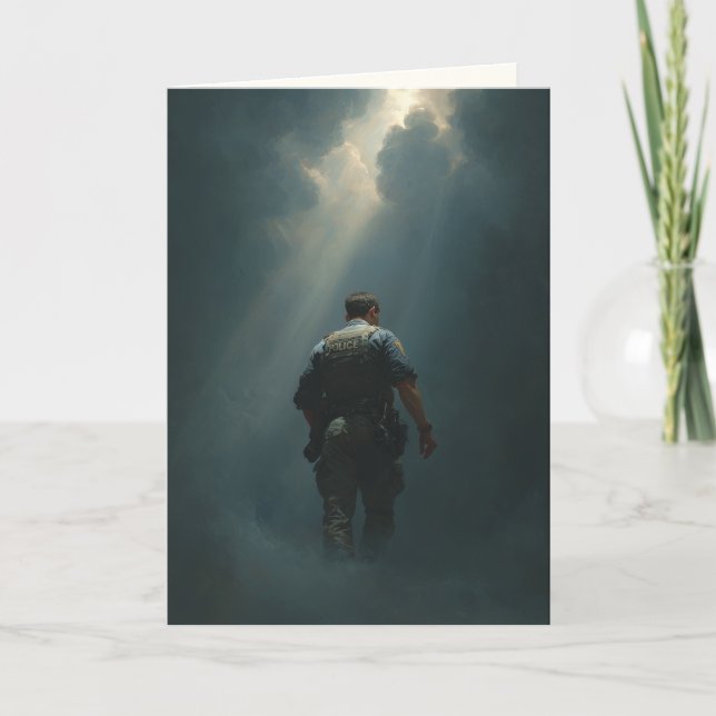 "Called Home by Light" Sympathy Card Karte (Vorderseite)