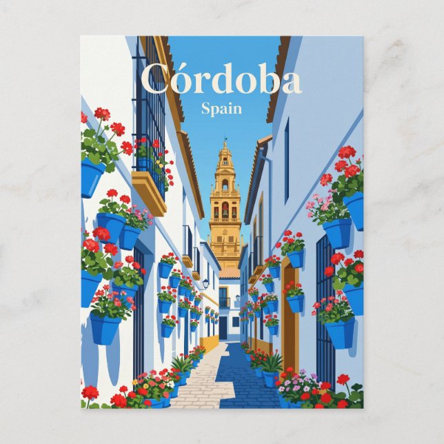 Calleja de las Flores Spanien Postkarte (Vorderseite)