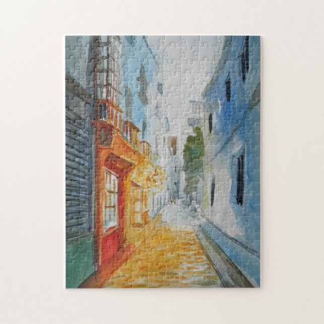 CALLEJÓN DE LOS ARTISTAS. C/ Del Tinte de Cádiz. Puzzle (Vertikal)