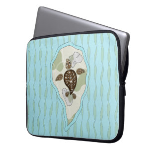 Callie die Meeresschildkröte Laptop-Hülle Laptopschutzhülle