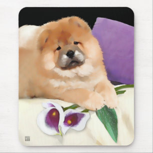 CALLIE heARTdog Chow-Chow mousepad