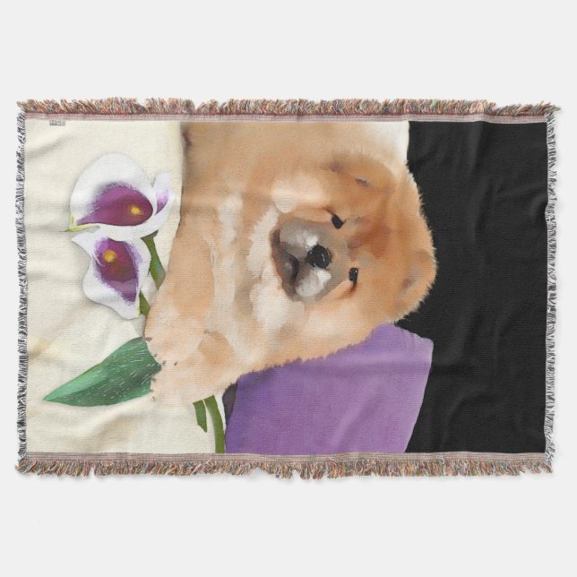 CALLIE heARTdog Chow-Chow Wurf Decke (Vorderseite)