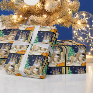 Callie Muffin - Katzenweihnachtspapier Geschenkpapier