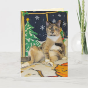 Callie Muffins komisches Weihnachtsfest - Funny Ca Feiertagskarte