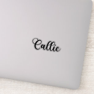 Callie Name - Handgeschriebene Kalligrafie Aufkleber