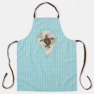 Callie the Sea Turtle All-Over Print Schürze