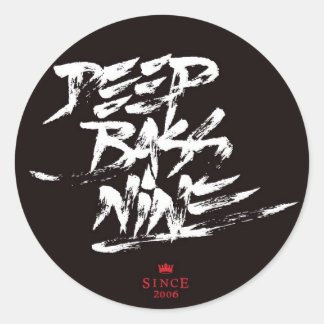 Calligraffiti von Flixx Runder Aufkleber