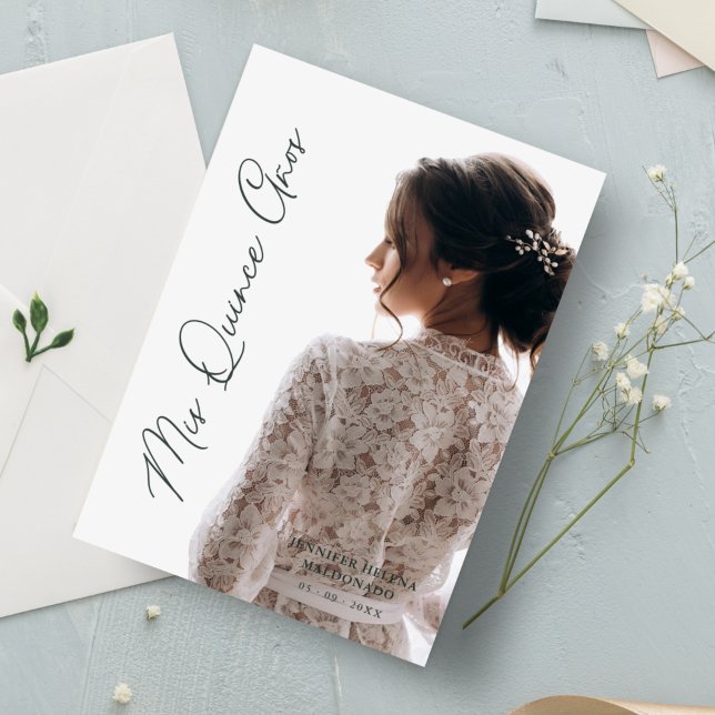 Calligrafía de extravagant para la fotografía Mini Einladung (Von Creator hochgeladen)