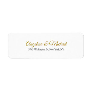 Calligrafie Beruflich Elegance Gold Color