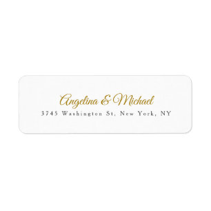 Calligrafie Beruflich Elegance Gold Color