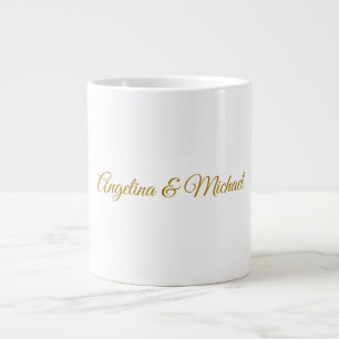 Calligrafie Beruflich Elegance Gold Color Jumbo-Tasse