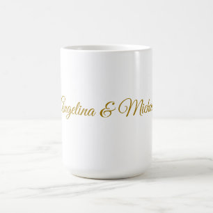 Calligrafie Beruflich Elegance Gold Color Kaffeetasse