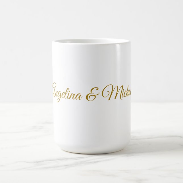 Calligrafie Beruflich Elegance Gold Color Kaffeetasse (Mittel)