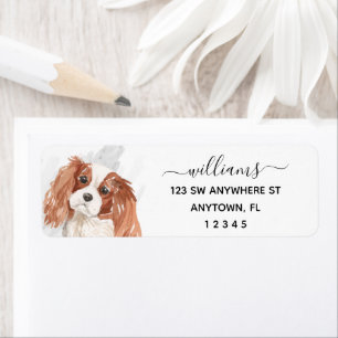 Calligrafie Cavalier King Charles Spaniel Dog