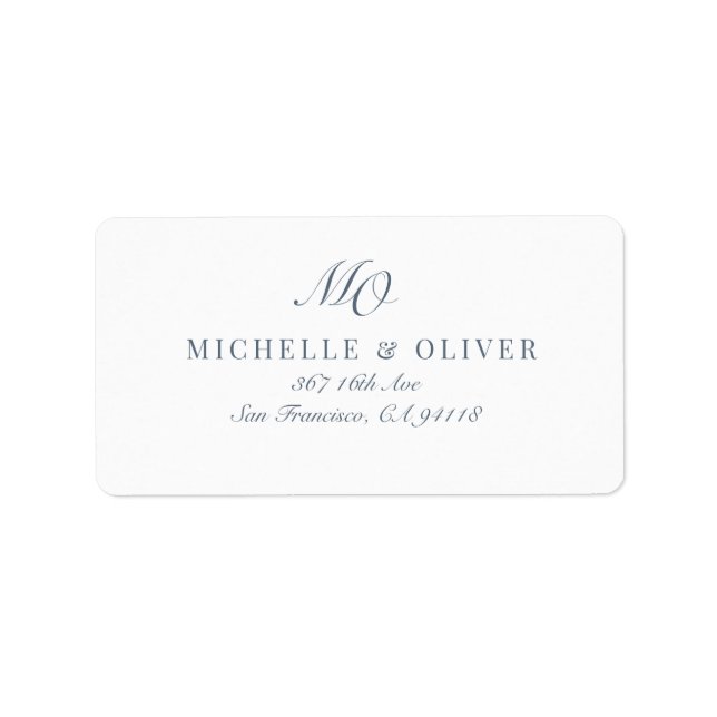 Calligrafie Classic Adressaufkleber (Vorne)