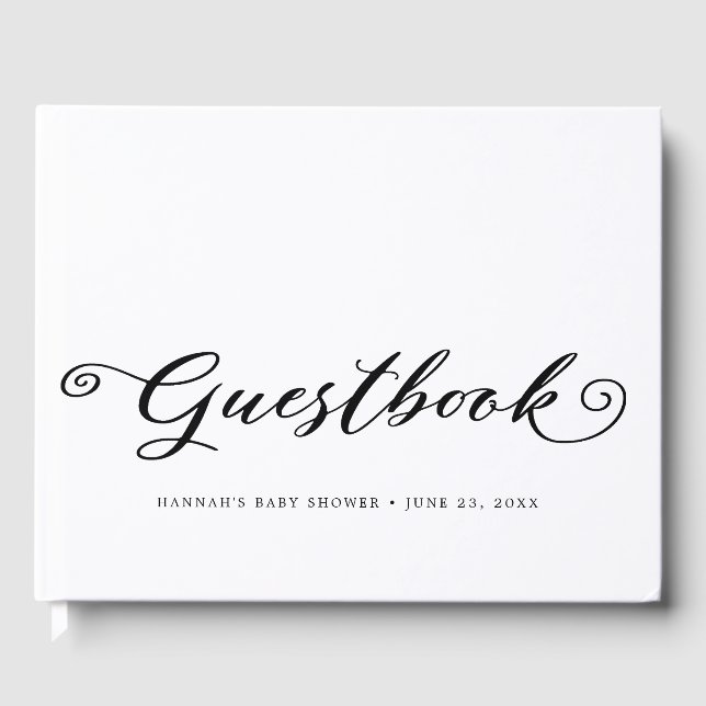 Calligrafie Guestbook Gästebuch (Vorderseite)