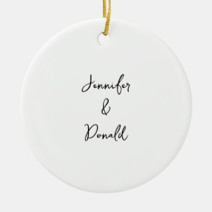 Calligrafie trendy klassische Drehbuch schlicht Pe Keramik Ornament