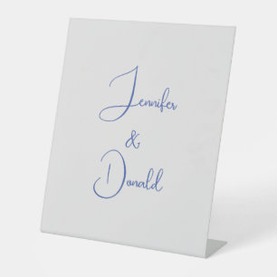 Calligrafie trendy klassische Drehbuch schlicht Pe Sockelschild