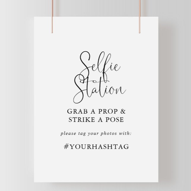 Calligrafy Liebe Extravagant Script Selfie Station Poster (Von Creator hochgeladen)