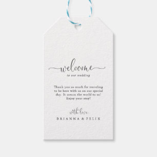 Calligrafy Liebe Extravagant Script Wedding Willko Geschenkanhänger