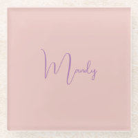 Calligraphie Elegante Rose Gold Schlichter Name