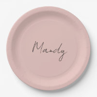 Calligraphie Elegante Rose Gold Schlichter Name