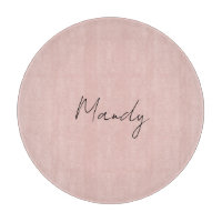 Calligraphie Elegante Rose Gold Schlichter Name