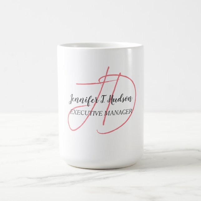 Calligraphie-Trends in klassischer Schriftzeichen- Kaffeetasse (Mittel)