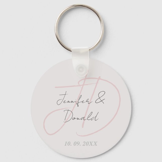 Calligraphie-Trends in klassischer Schriftzeichen- Schlüsselanhänger (Vorderseite)