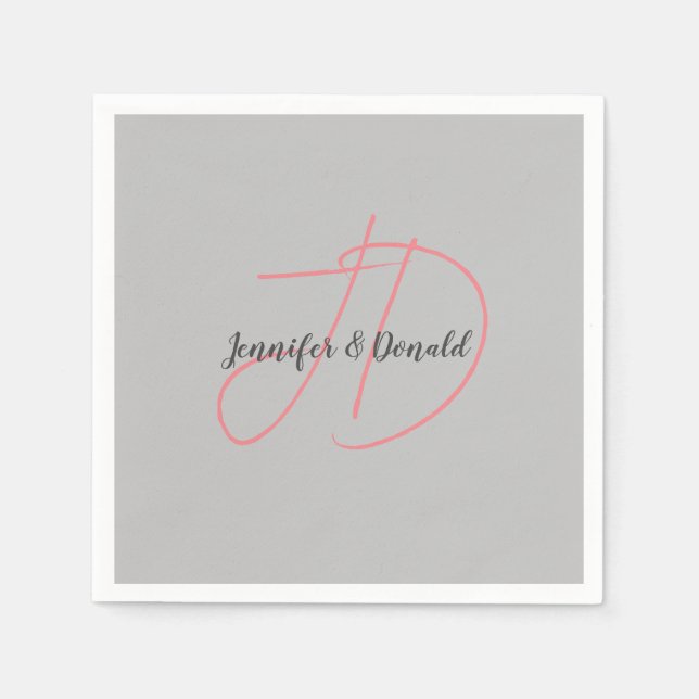 Calligraphie-Trends in klassischer Schriftzeichen- Serviette (Vorderseite)