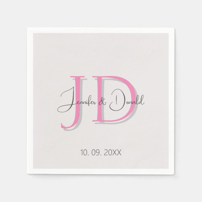 Calligraphie-Trends in klassischer Schriftzeichen- Serviette (Vorderseite)