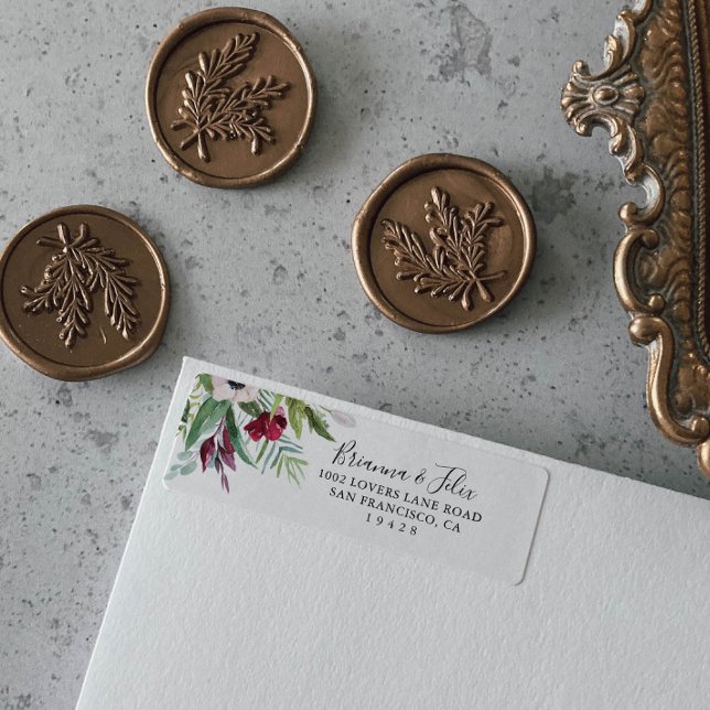 Calligraphie Tropische Rücksendeadresse (Von Creator hochgeladen)