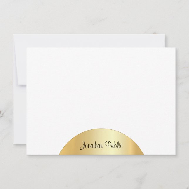 Calligraphierte Monogram Elegant Template Imitate  Mitteilungskarte (Vorderseite)