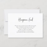 Calligraphy Black and White Honeymoon Fund Card Einladung<br><div class="desc">Es ist in Ordnung,  um Geld fragen! Heutzutage leben viele Paare schon seit Jahren allein,  bevor sie den Knoten binden und alle notwendigen Haushaltsgegenstände haben. Hier ist ein niedlicher Weg,  um Ihren Gästen etwas Zeit und Mühe retten,  indem Sie für Geld anstatt ein Geschenk gefragt.</div>