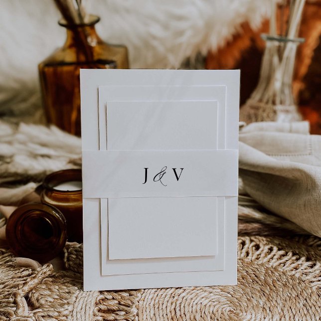 Calligraphy Bly Band Wedding Einladung J102 (Von Creator hochgeladen)