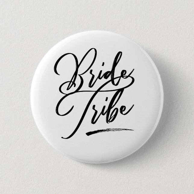 Calligraphy Brides-Stamm Button (Vorderseite)