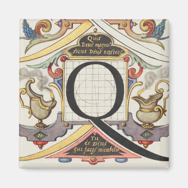 CALLIGRAPHY CALLIGRAPHY BRIEF Q JORIS HOEFNAGEL B MAGNET (Vorne)