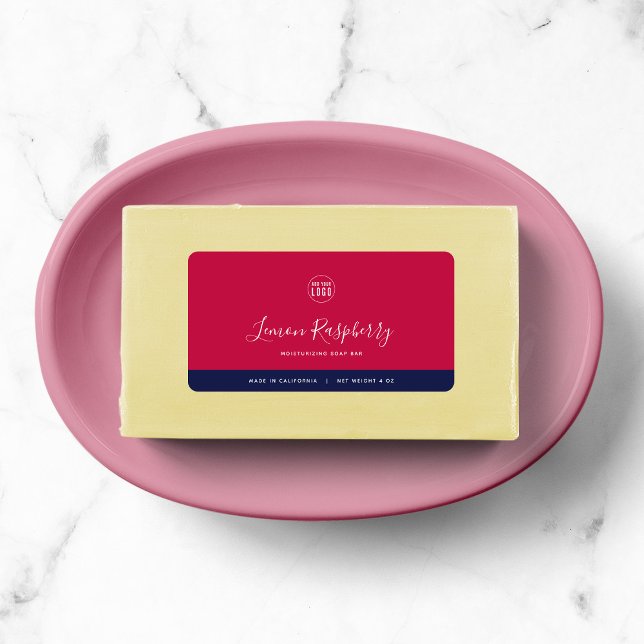 Calligraphy Editable Colors Contrast Product Adressaufkleber (Von Creator hochgeladen)
