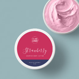 Calligraphy Editable Colors Contrast Product Label Runder Aufkleber