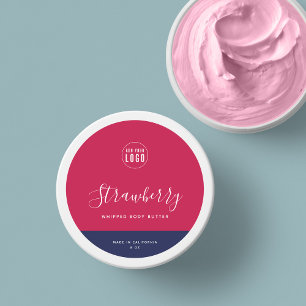 Calligraphy Editable Colors Contrast Product Label Runder Aufkleber