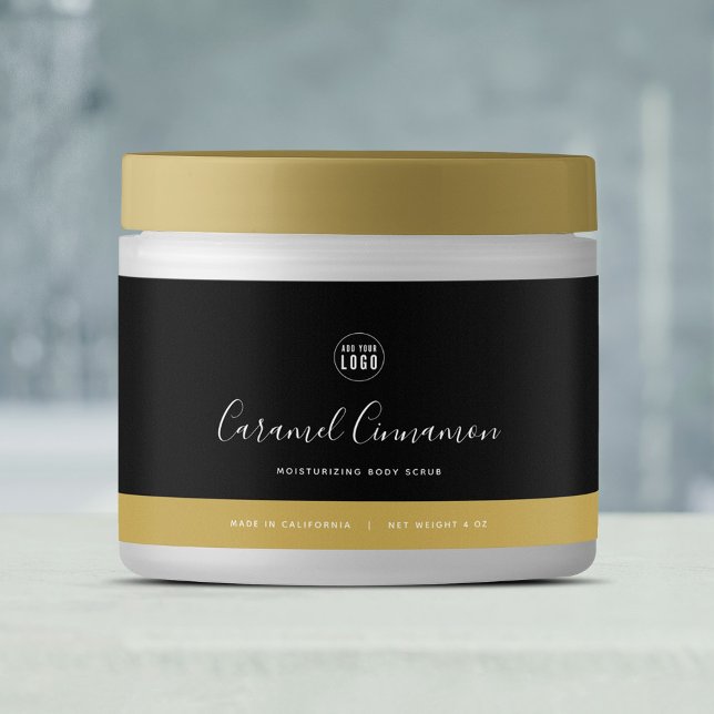 Calligraphy Editable Colors Contrast Product Label Wasserflaschenetikett (Von Creator hochgeladen)