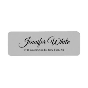 Calligraphy Elegant Bold Retro Gray