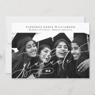 Calligraphy Graduate 2 Foto Uni-Abschluß Ankündigung