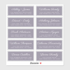 Calligraphy Guest Address Labels ORDER 6" oder 8"!