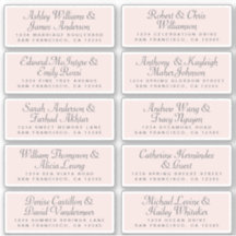Calligraphy Guest Address Labels ORDER 6" oder 8"!